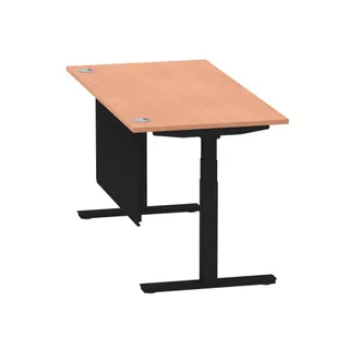 Air Height Adjustable Desk With Cable Ports