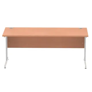 Impulse Straight Desk Cable Managed Leg