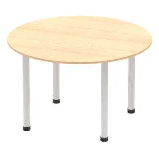 Impulse Round Table With Post Leg