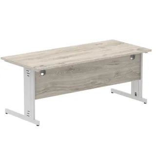 Impulse Straight Desk Cable Managed Leg