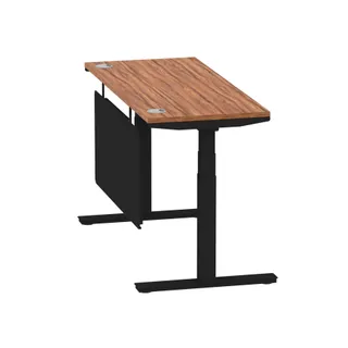 Air Height Adjustable Slimline Desk With Cable Ports