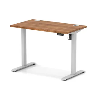 EE - Air Lite Height Adjustable Slimline Desk With Cable Ports
