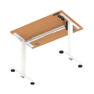 Air Lite Height Adjustable Slimline Desk With Cable Ports