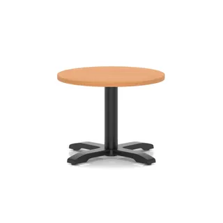 Italia Round Coffee Table With Cross Base