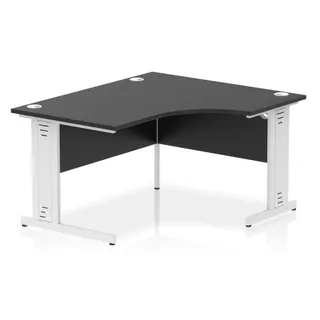 Impulse Crescent Desk Cable Managed Leg