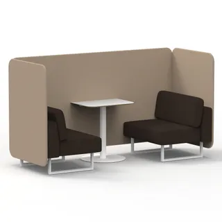 Brixworth Bench Booth in Two Tone