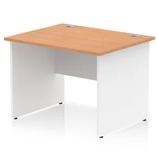 OE - Impulse Straight Desk Panel End Leg Two Tone