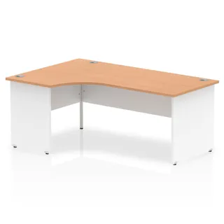 OE - Impulse Crescent Desk Panel End Leg Two Tone