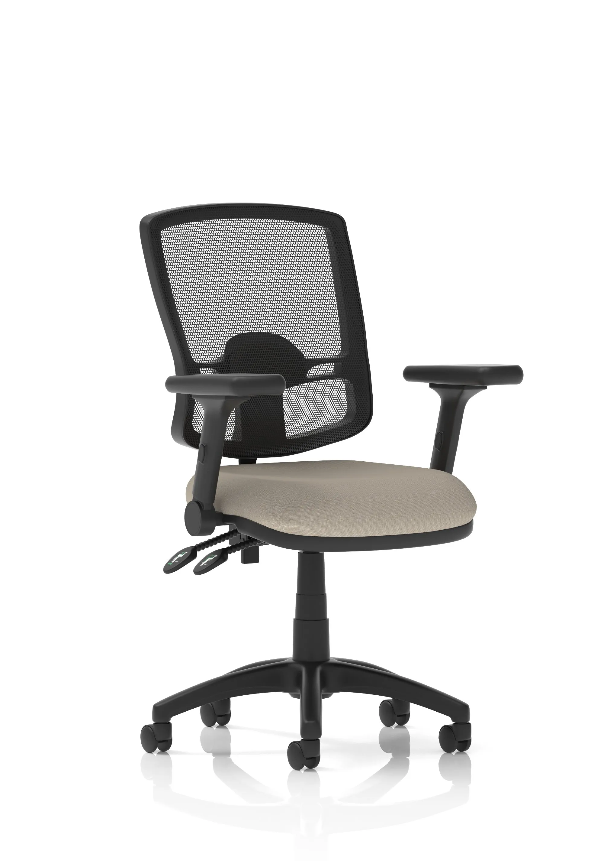With Height Adjustable And Folding Arms