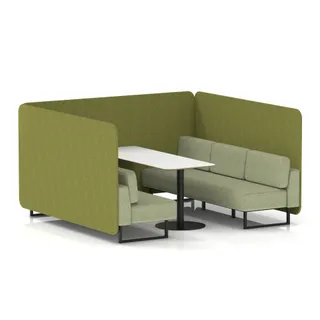 Brixworth Bench Booth in Two Tone