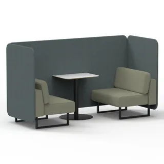 Brixworth Bench Booth in Two Tone