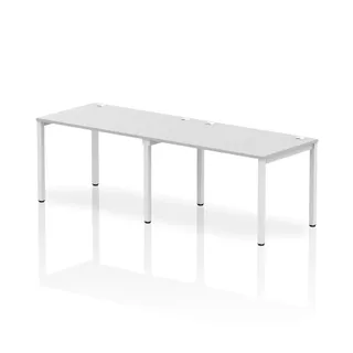 Impulse Single Row Bench Desk - 2 Person