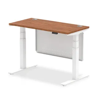 Air Height Adjustable Slimline Desk With Cable Ports