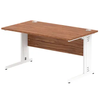 Impulse Straight Desk Cable Managed Leg