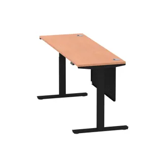 Air Height Adjustable Slimline Desk With Cable Ports
