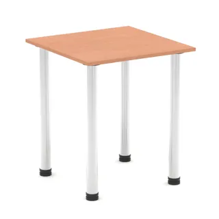 Impulse Square Table With Post Leg