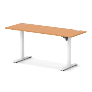 EE - Air Lite Height Adjustable Slimline Desk With Cable Ports