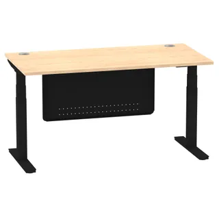 Air Height Adjustable Desk With Cable Ports