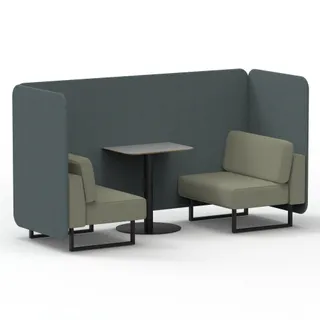 Brixworth Bench Booth in Two Tone