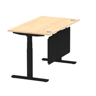 Air Height Adjustable Desk With Cable Ports