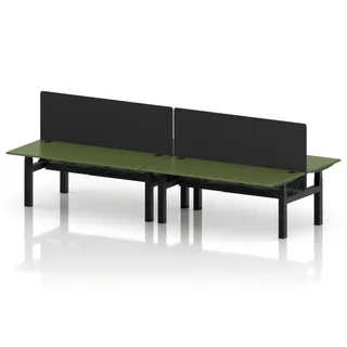 1800 / Moss Green / Black Frame / With Black Straight Screen