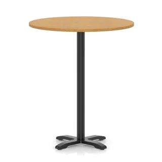 Italia Round Poseur Table With Cross Base