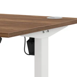 Air Lite Height Adjustable Desk With Cable Ports