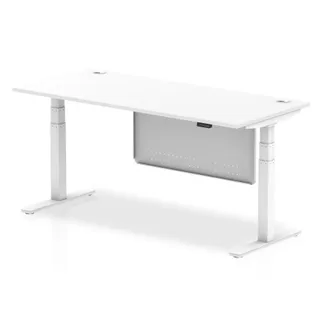 Air Height Adjustable Desk With Cable Ports