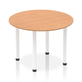 Impulse Round Table With Post Leg