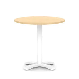 Italia Round Poseur Table With Cross Base
