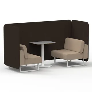 Brixworth Bench Booth in Two Tone