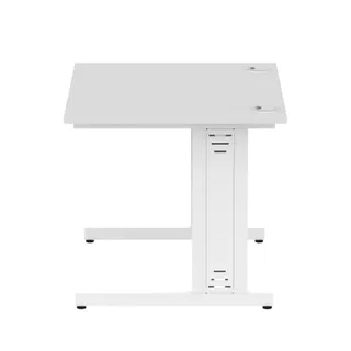 Impulse Straight Desk Cable Managed Leg