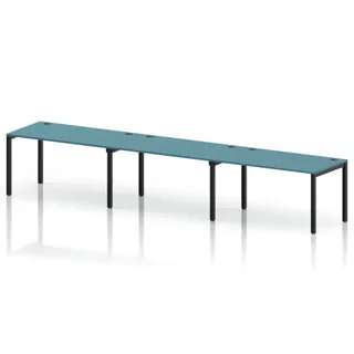 Impulse Single Row Bench Desk - 3 Person