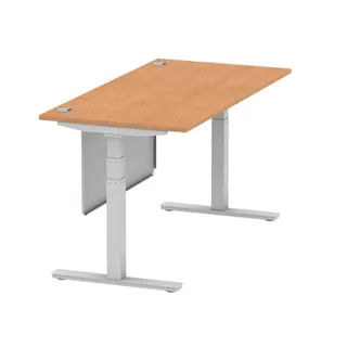 Air Height Adjustable Desk With Cable Ports