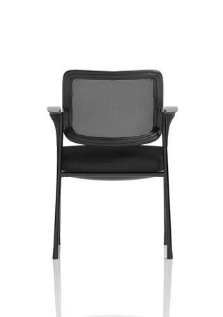 Brunswick Deluxe Medium Back Stacking Visitor Office Chair with Arms
