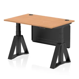 Air Height Adjustable Desk With Cable Ports