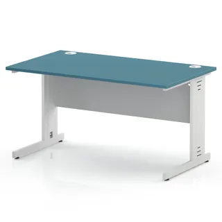 Impulse Straight Desk Cable Managed Leg