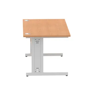 Impulse Straight Desk Cable Managed Leg