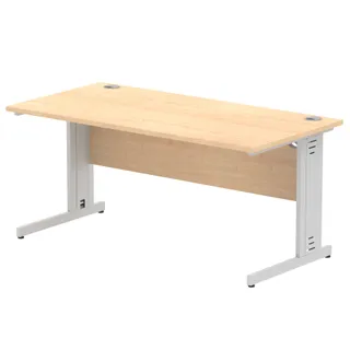 Impulse Straight Desk Cable Managed Leg