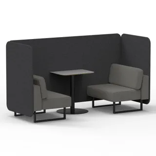 Brixworth Bench Booth in Two Tone