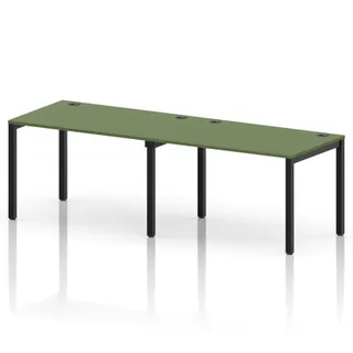 Impulse Single Row Bench Desk - 2 Person