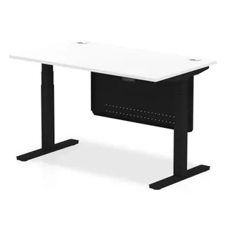 Air Height Adjustable Desk With Cable Ports