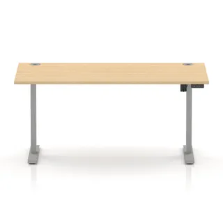 Air Lite Height Adjustable Desk With Cable Ports