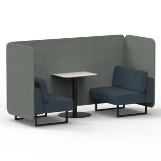 Brixworth Bench Booth in Two Tone