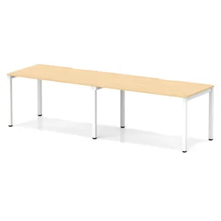 Evolve Plus Single Row Bench Desk - 2 Person
