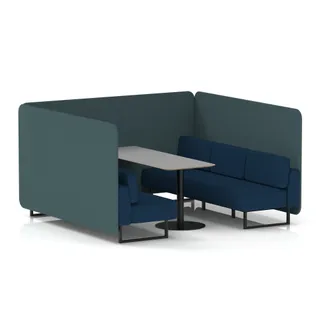 Brixworth Bench Booth in Two Tone