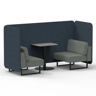 Brixworth Bench Booth in Two Tone