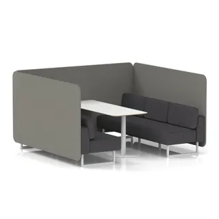 Brixworth Bench Booth in Two Tone