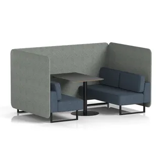Brixworth Bench Booth in Two Tone
