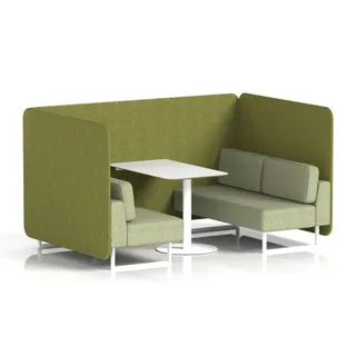 Brixworth Bench Booth in Two Tone